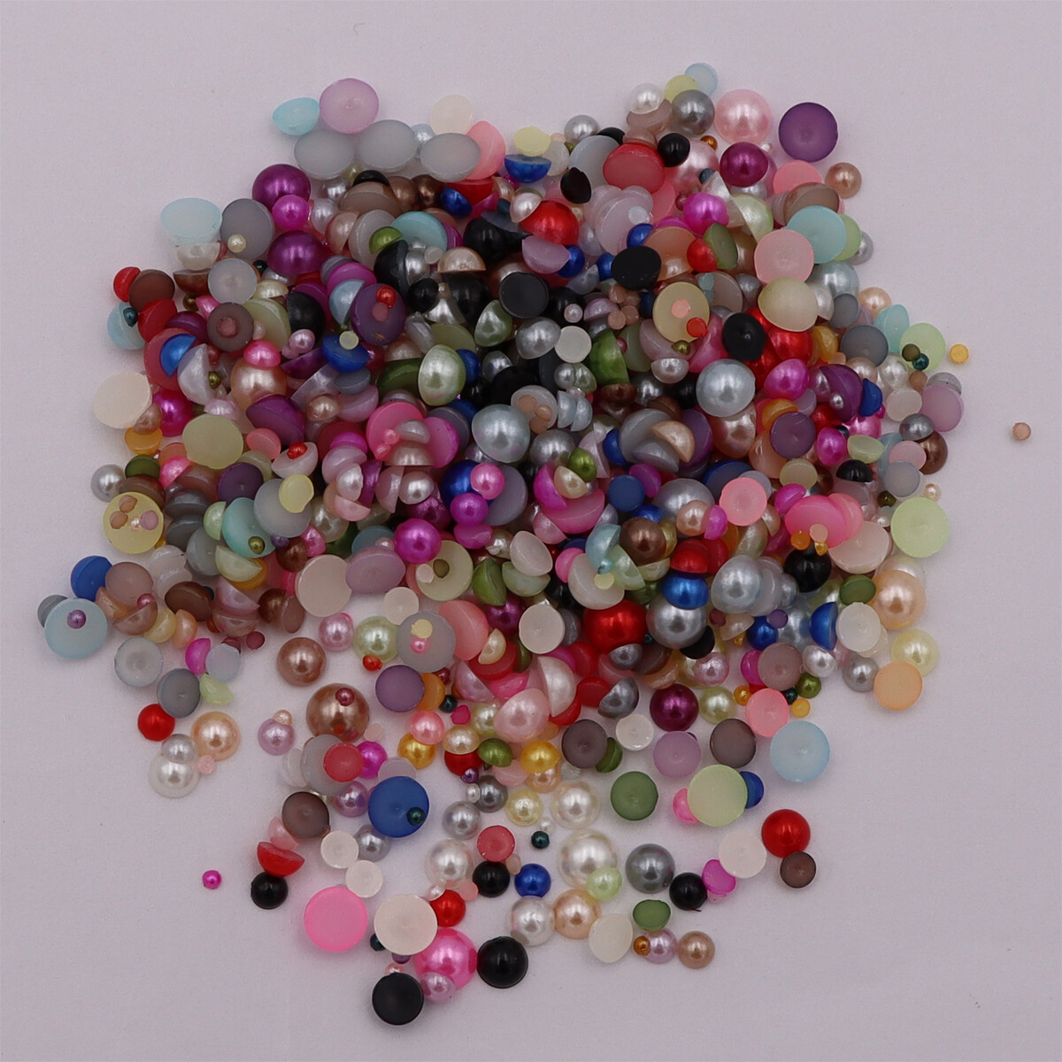ABS Imitation Pearls Half Round Flat back Acrylic Beads DIY For Jewelry Making
