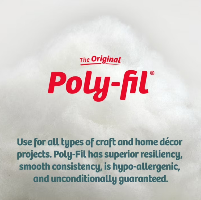Poly-Fil Polyester Fiberfill Stuffing, 20lb Box, Bulk, by Fairfield