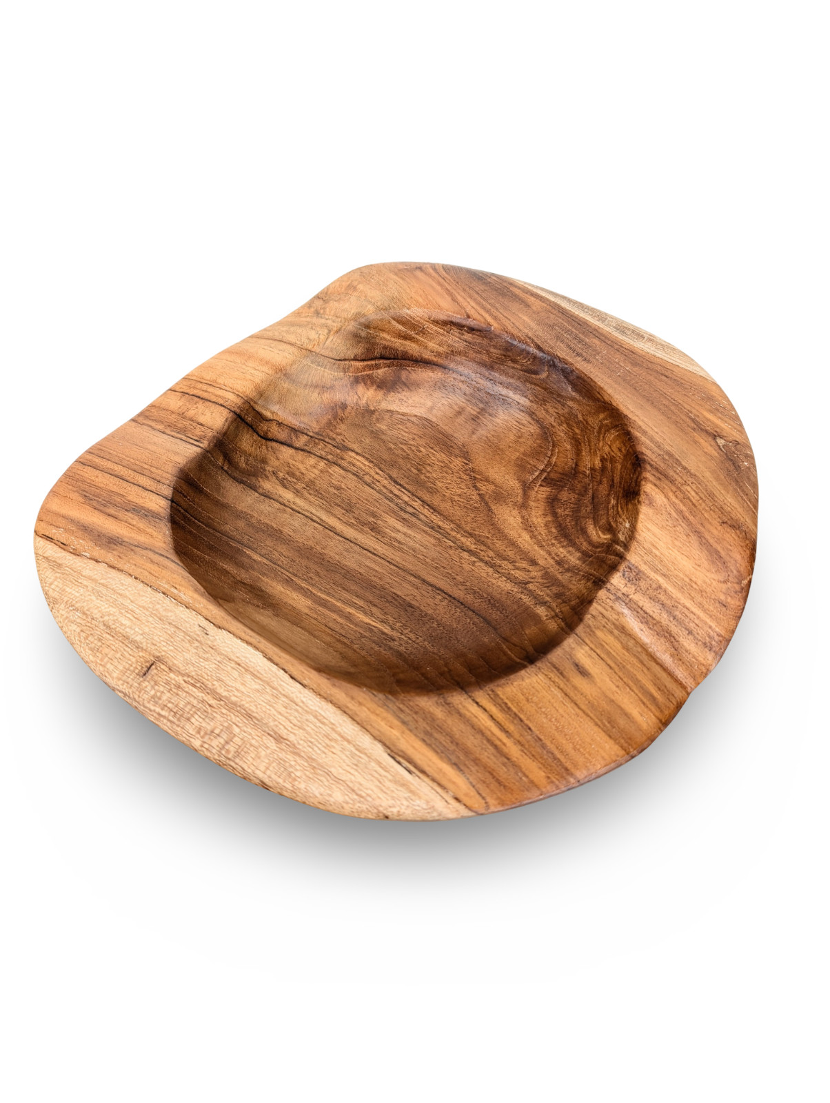 ORGANIC WOOD BOWL, ORGANIC WOOD BOWL, Natural Shape Bowl, Wood Centerpiece Bowl