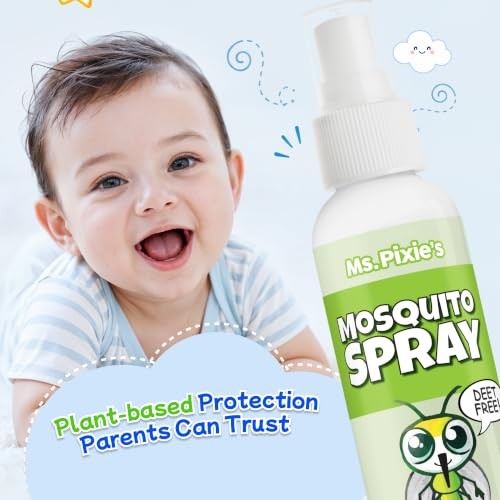 Ms. Pixie’s Mosquito Spray (3oz) | Gentle Protection, Plant-Based 3 Ounce