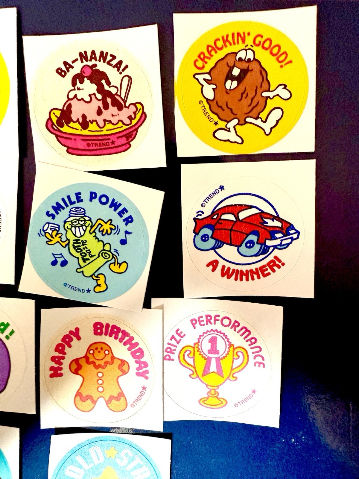All 101 Retro 80s Scratch & Sniff Retro Stickers. One of Each, Trend