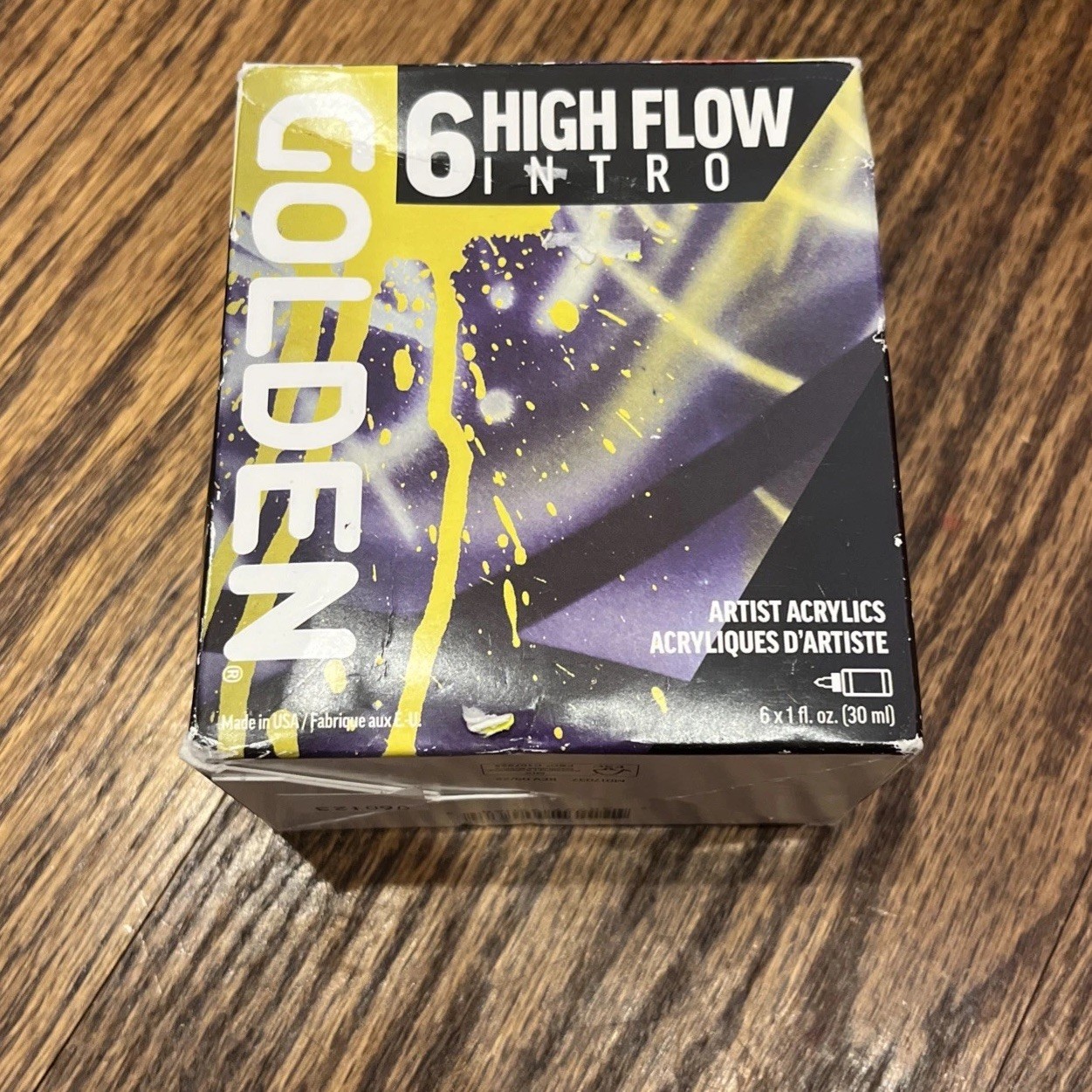 Golden High Flow Acrylics – Intro Colors, 30 ml Bottles, Set of 6