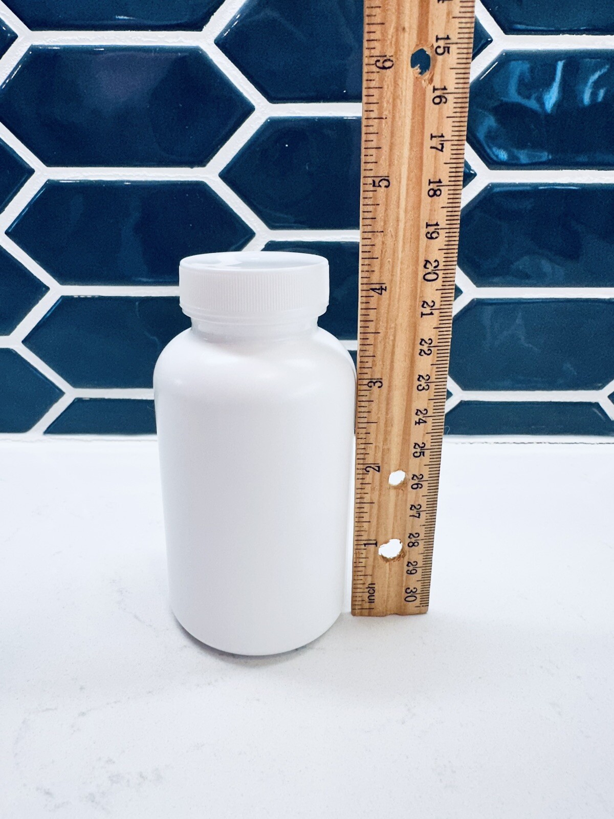WHOLESALE 100 Empty White Pill Bottle Tablet Capsule Container/Jar/200cc/ml+SEAL