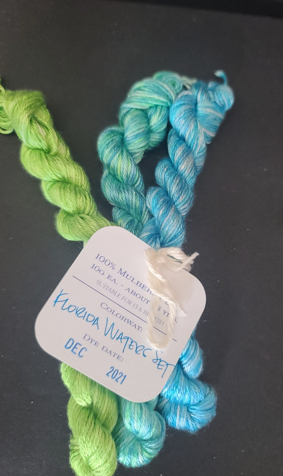Hook and Harbor Co. H & H Co Hand Dyed Mulberry Silk Embroidery Thread