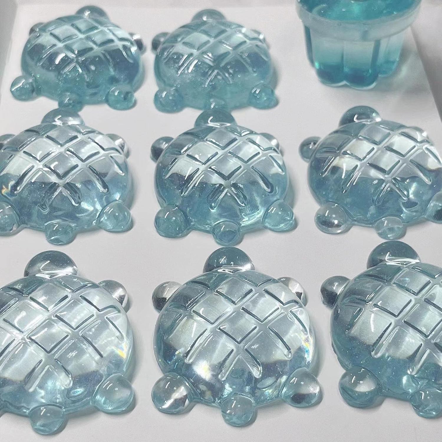 Resin Jewelry Casting Molds Turtle Silicone Mold for Resin Pendants Keychai
