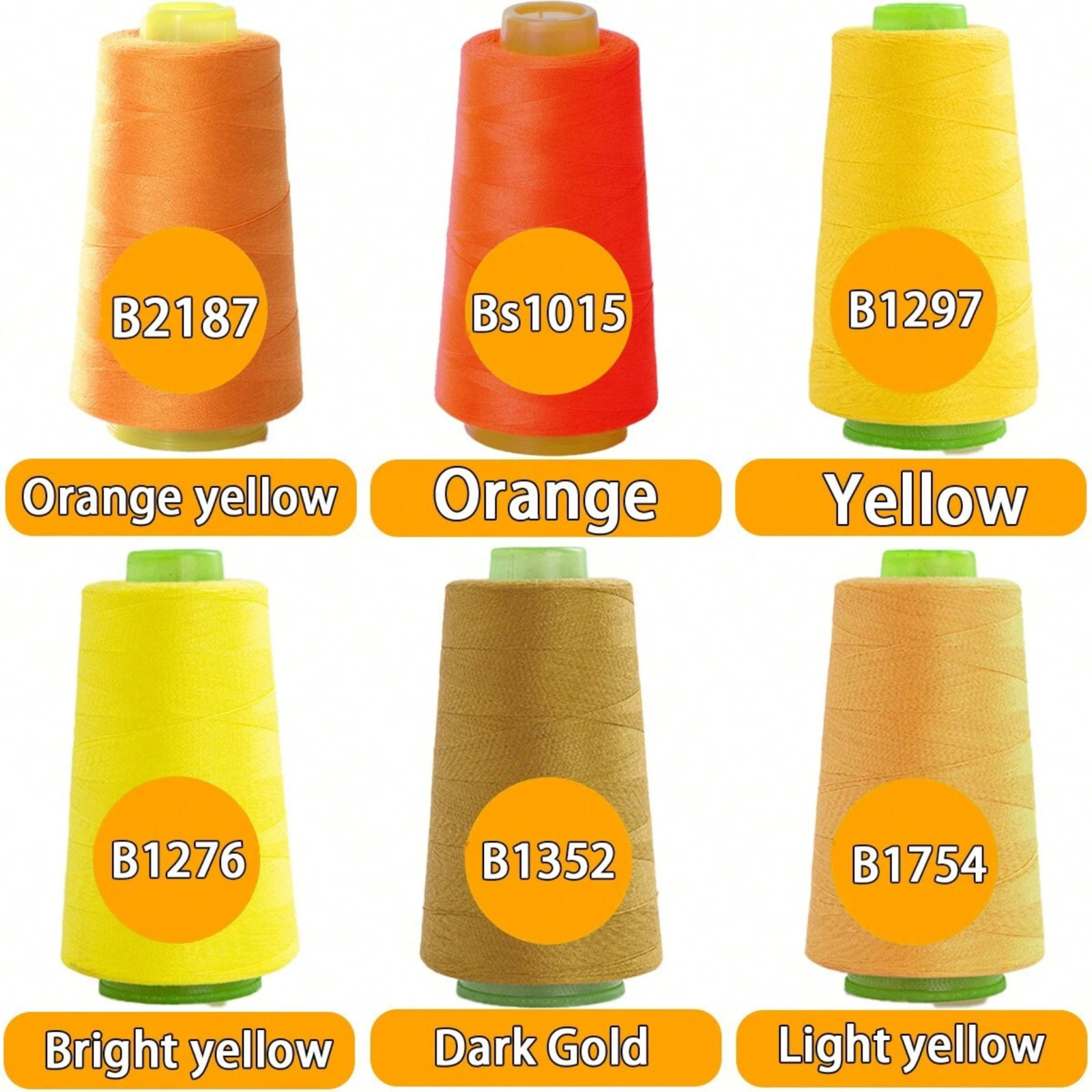 3000 Yards Sewing Thread Spool 100% Polyester All Purpose Machine Hand 46 Colors