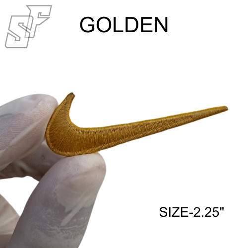 Swoosh 2.5″ Embroidered Swoosh Left&Right MultiColors Embroidered Patch Iron On