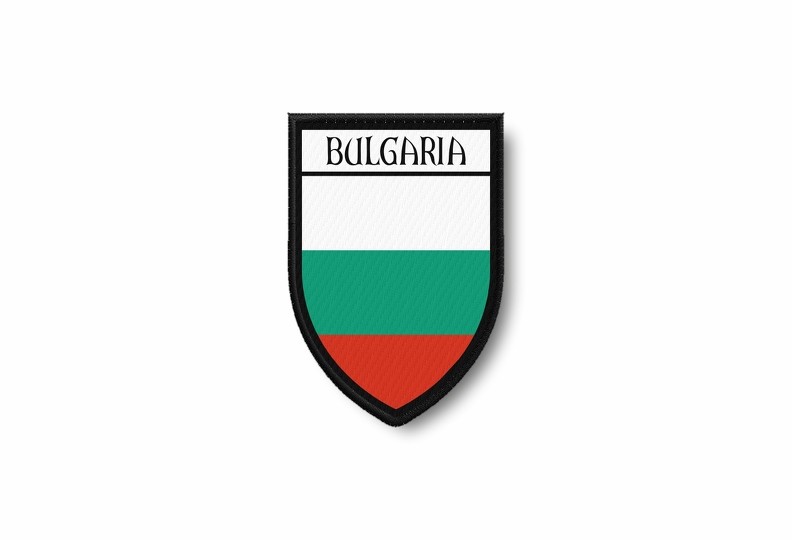 Patch Iron-On Badge Embroidered Flag Printed Bulgaria Bulgarian