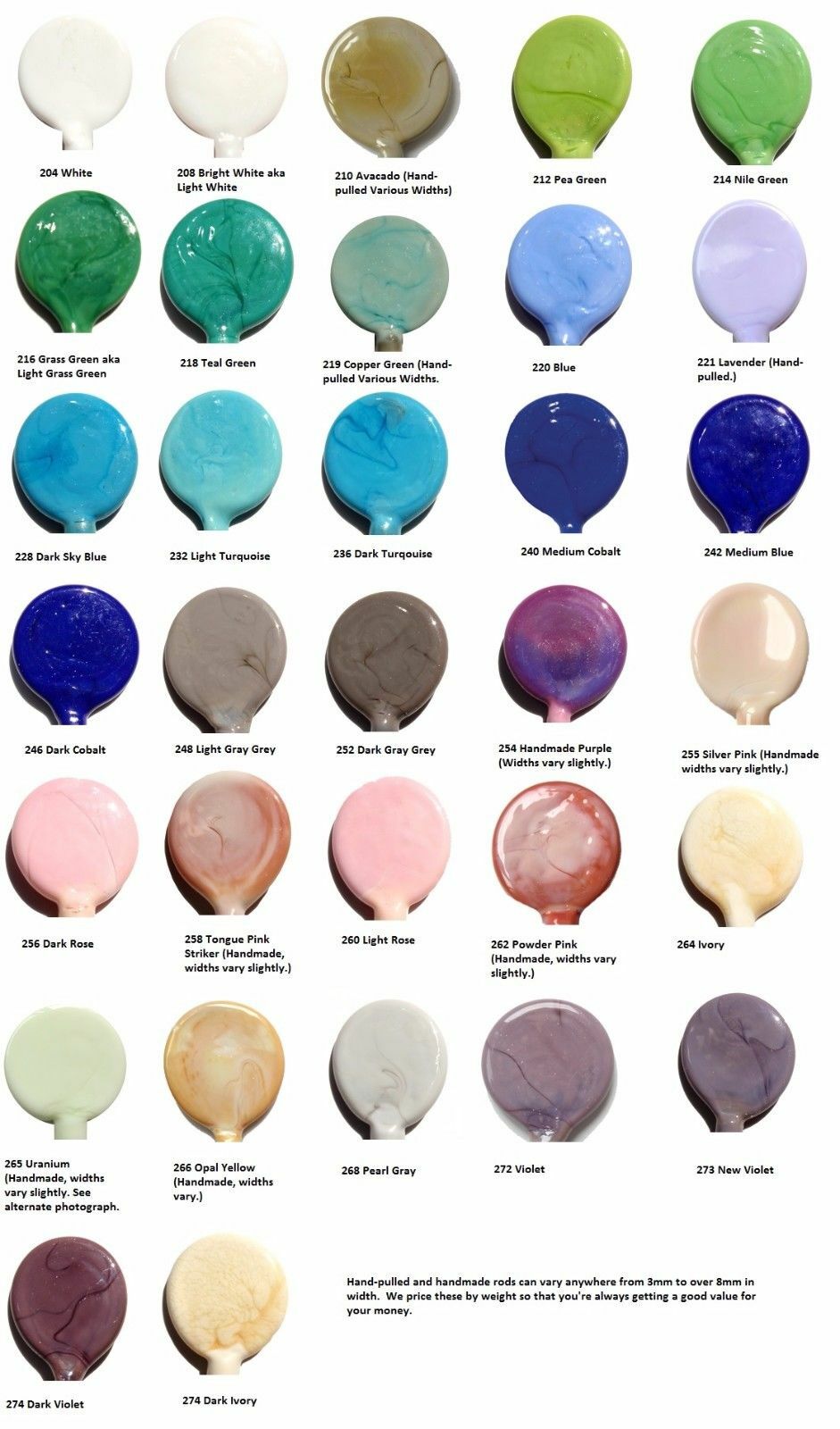 2 oz Bag 104 COE Moretti Effetre Glass Frit Transparent Pastel Specials Choice