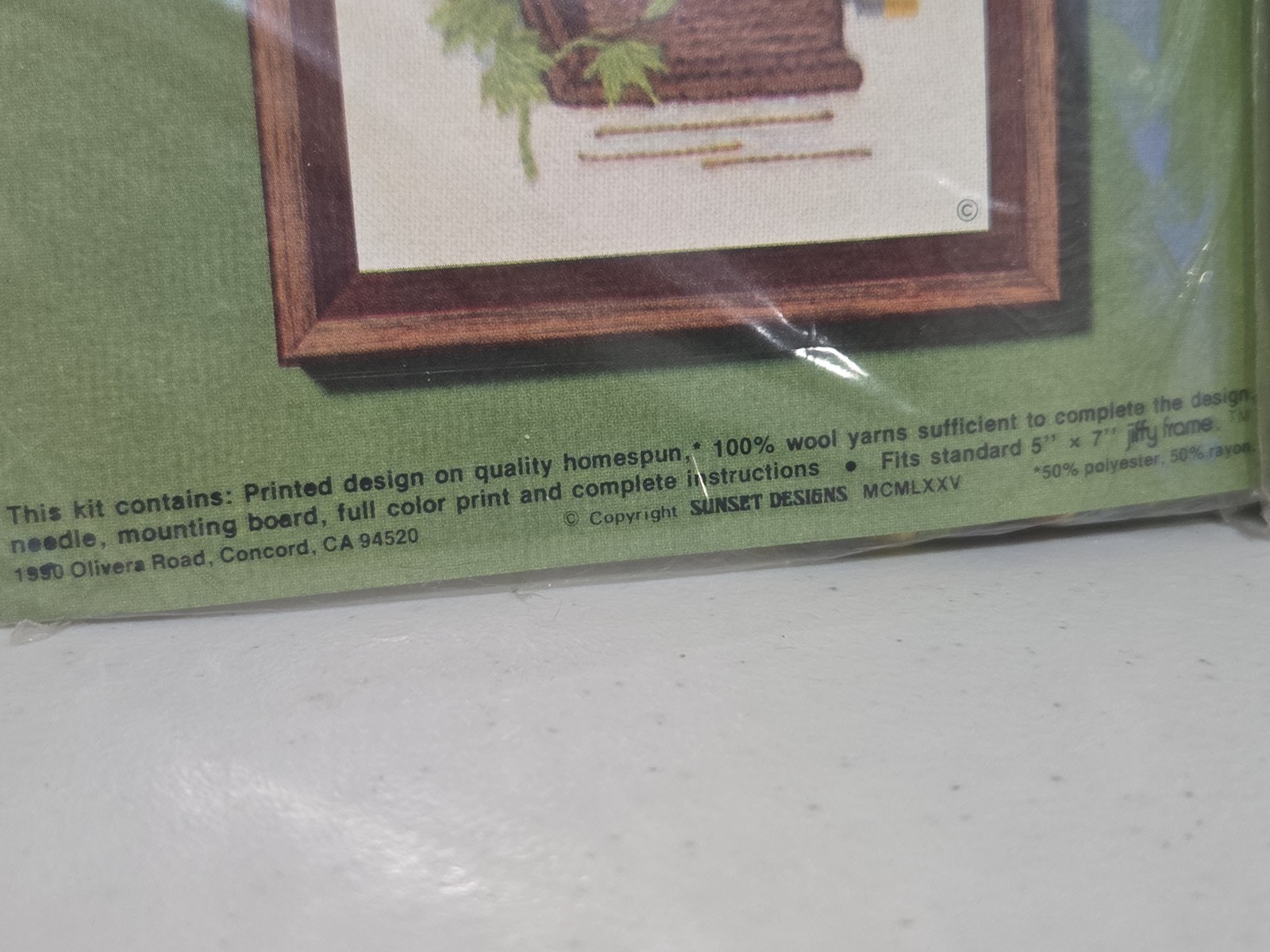 Vintage 1975 Jiffy Stitchery Plants Lot NEW OLD STOCK (4)