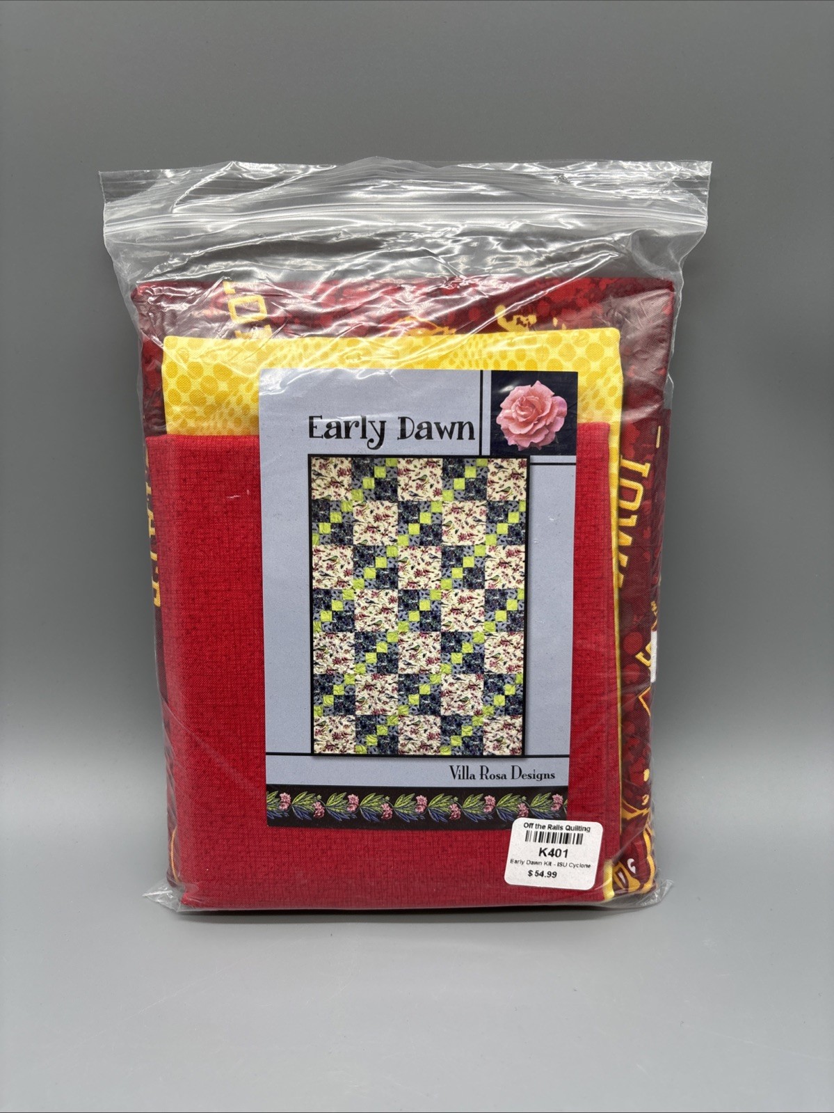 Quilt Kit – Villa Rosa Designs Early Dawn 45” X 63” Iowa State Quilt