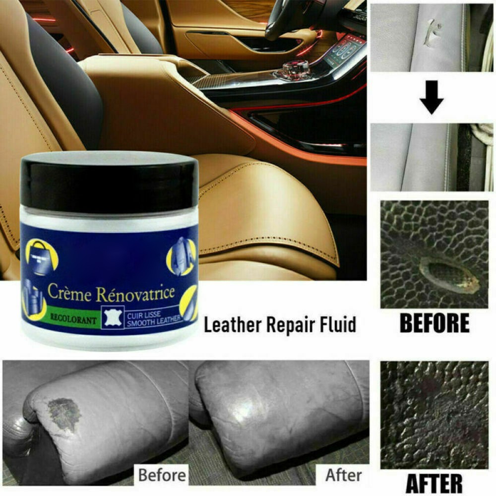 Best Advanced Leather Repair Kit Filler Vinyl DIY Car Seat Patch Sofa Rip Holes