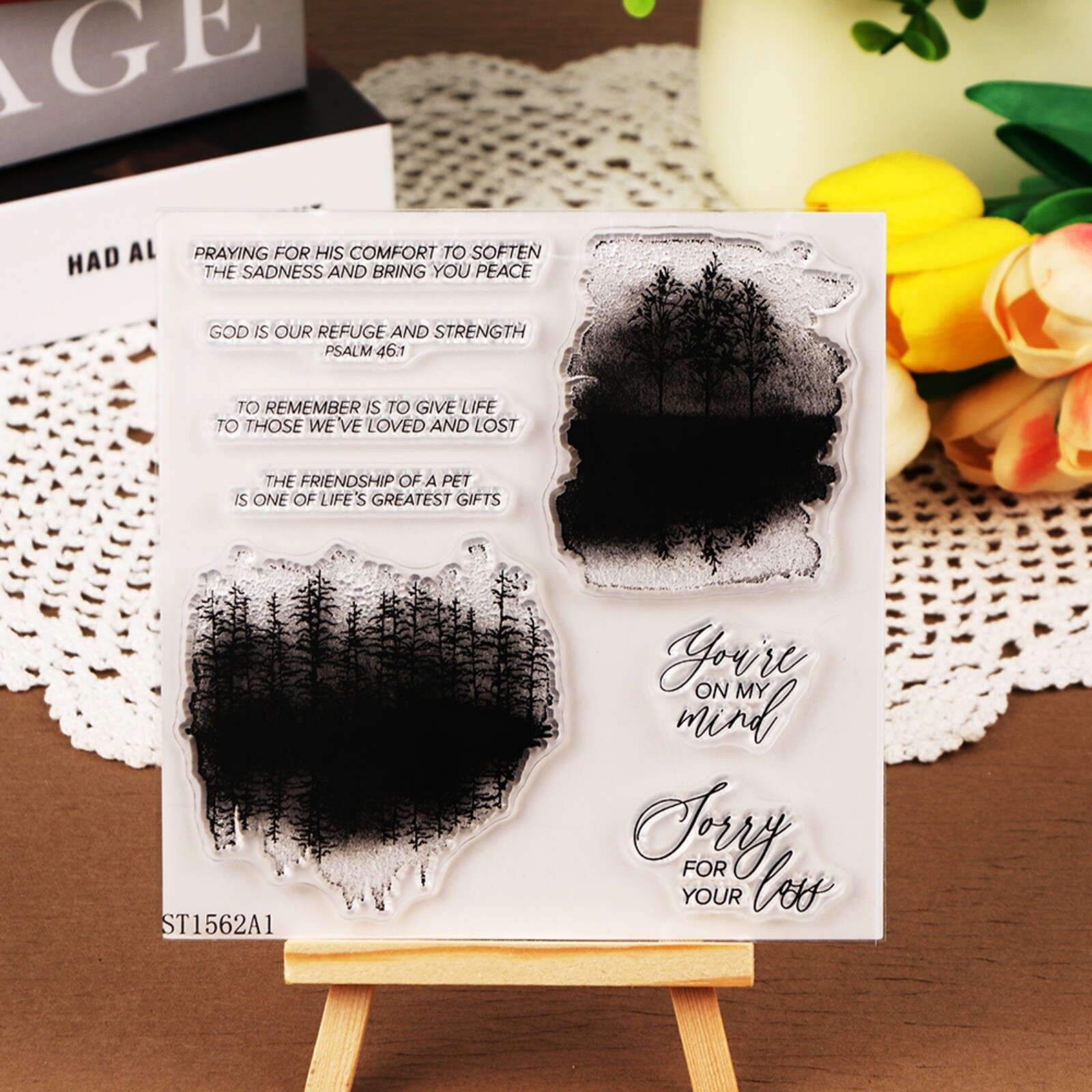 Words & Phrases Clear Stamps for Diy Scrapbooking Decoration Craft Card Making