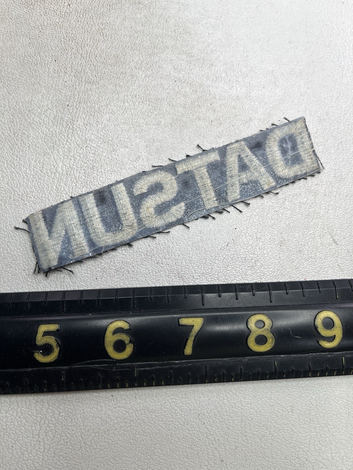 Vtg Borderless DATSUN Car Auto Patch T218
