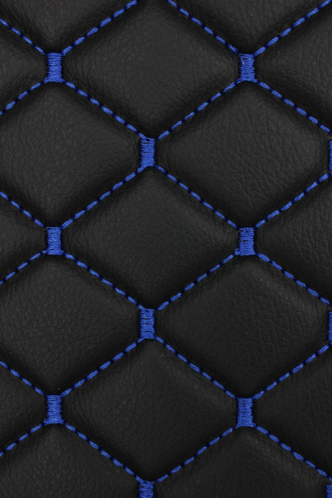 Quilted Vinyl Grain Faux Leather Upholstery Fabric Diamond | 2″x2″ -4mm Foam 55″