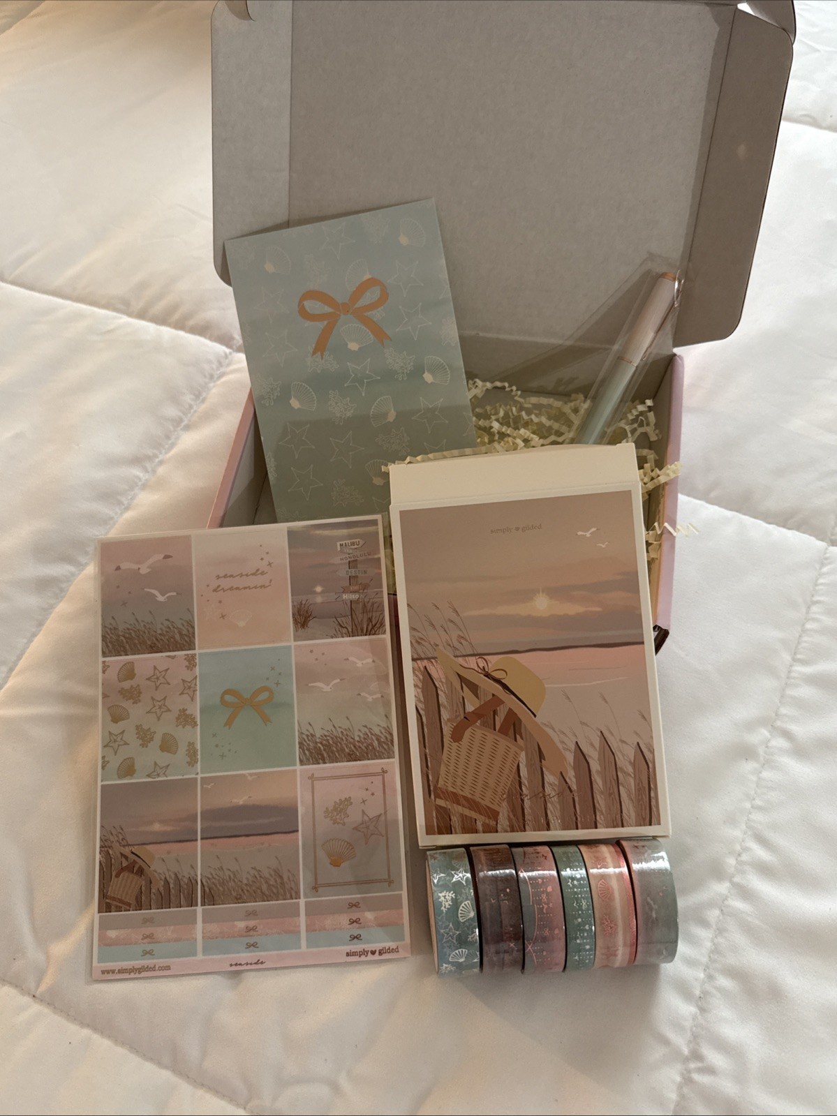 Simply Gilded Seaside Sub Box -May 2023 Brand New Complete Set
