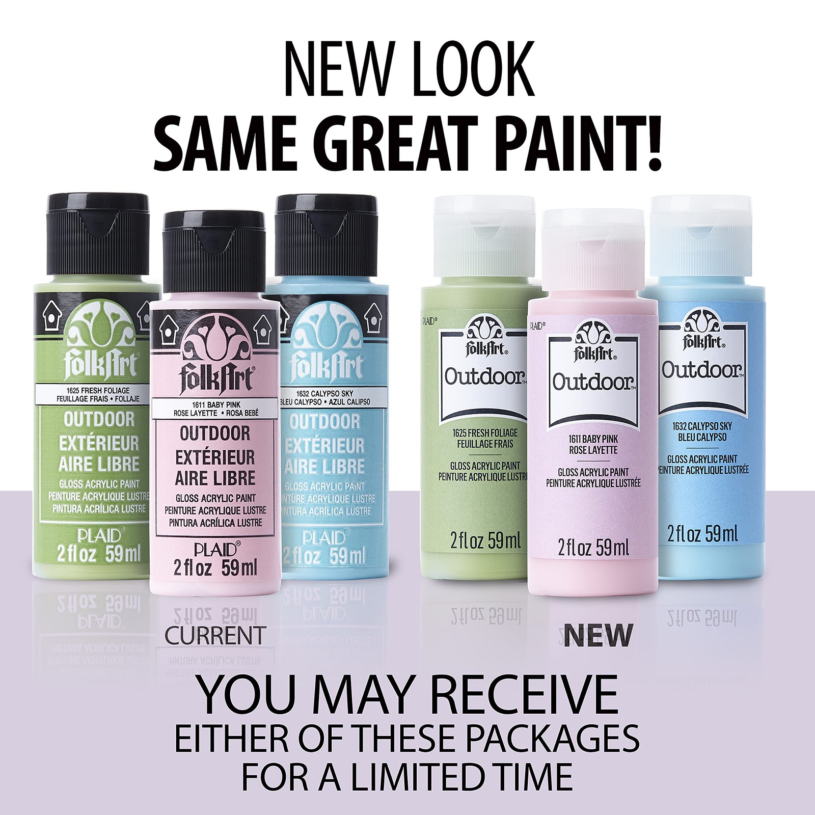 FolkArt Outdoor Acrylic Paint in Assorted Colors (2 Ounce), 162 Home