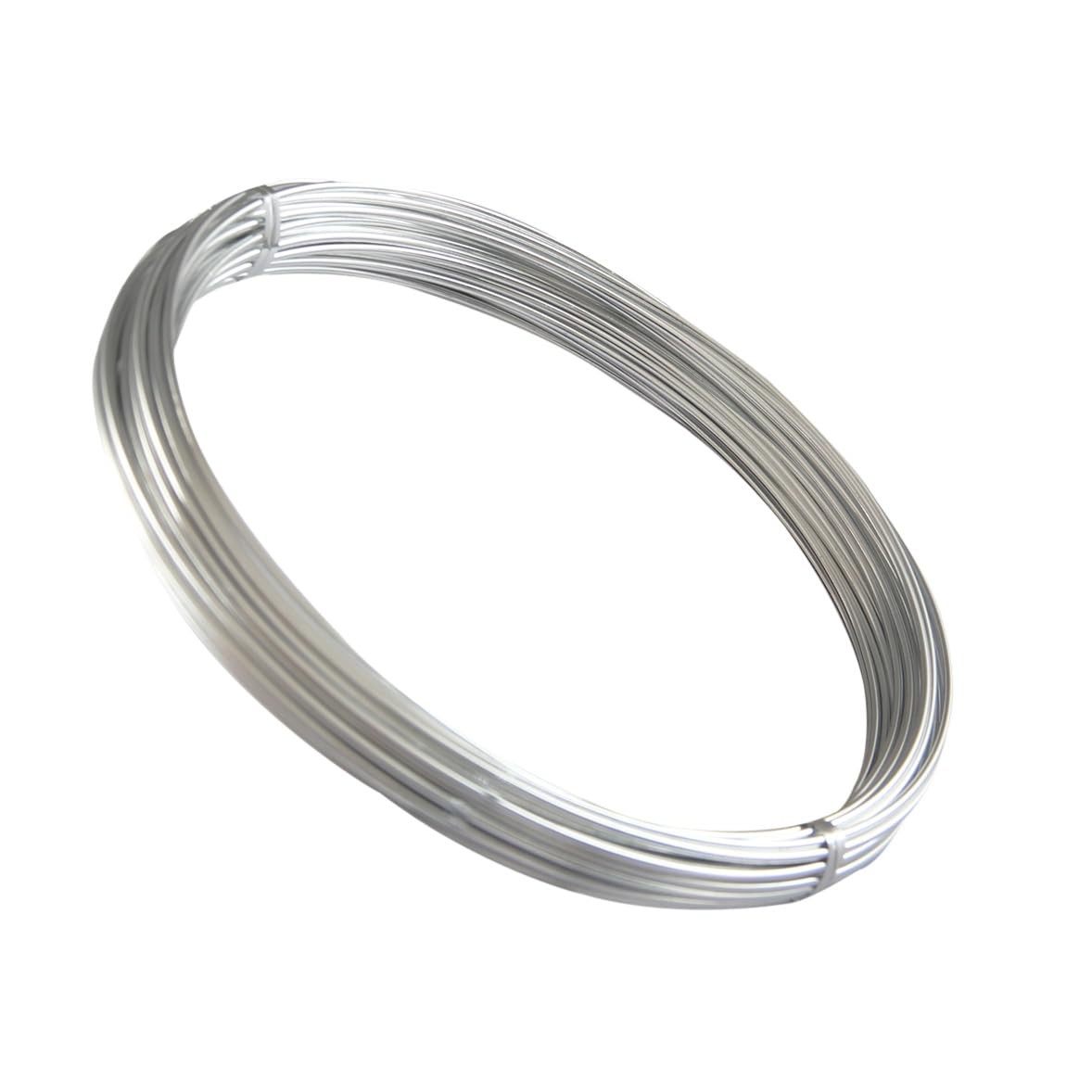 Aluminum Wire, 1 Roll 1mm 18 Gauge, 32.8 Feet Silver Armature Wire for