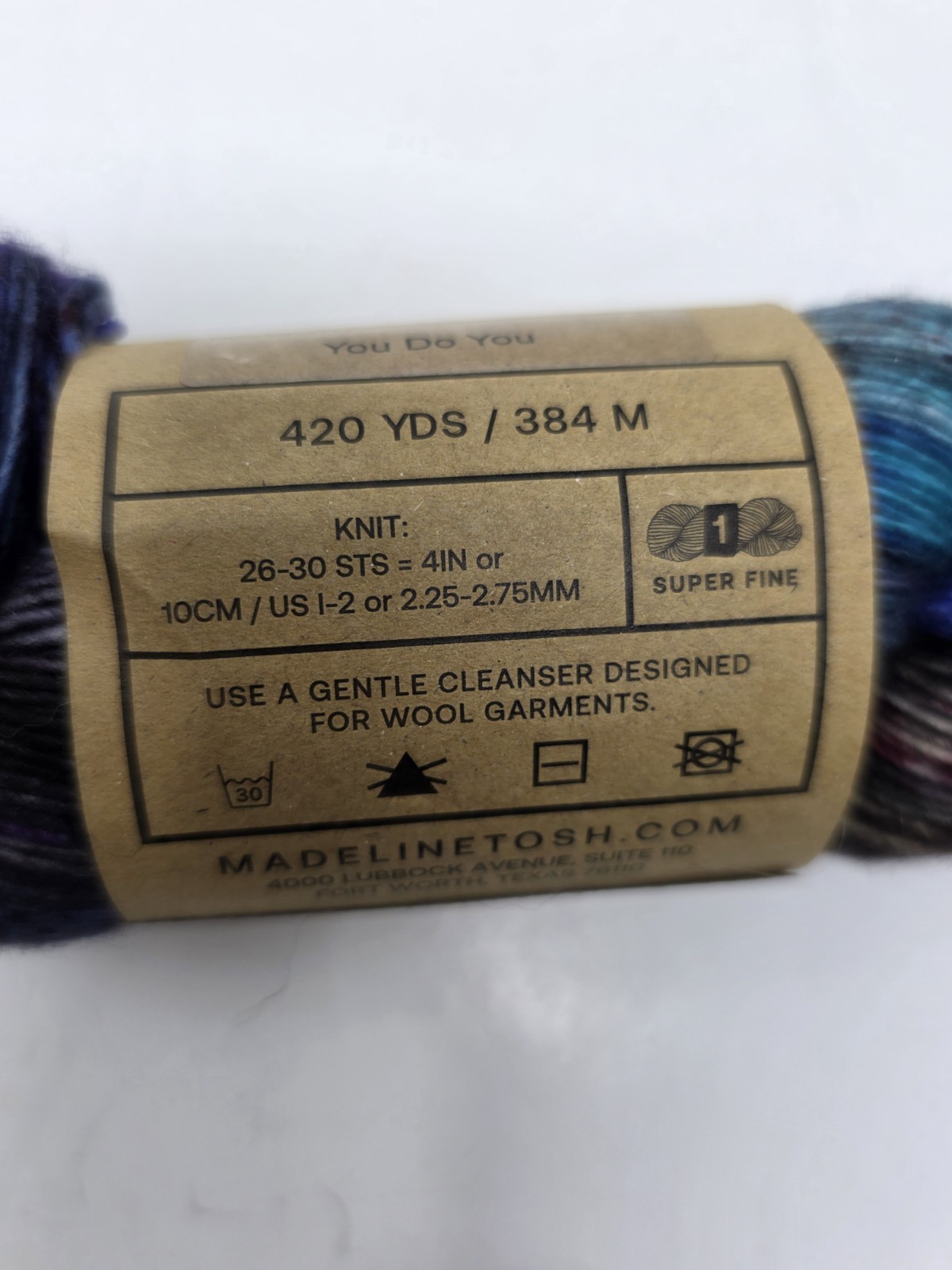 Madelinetosh Tosh MERINO LIGHT – Spectrum 100% Merino Wool 420 Yards YOU DO YOU