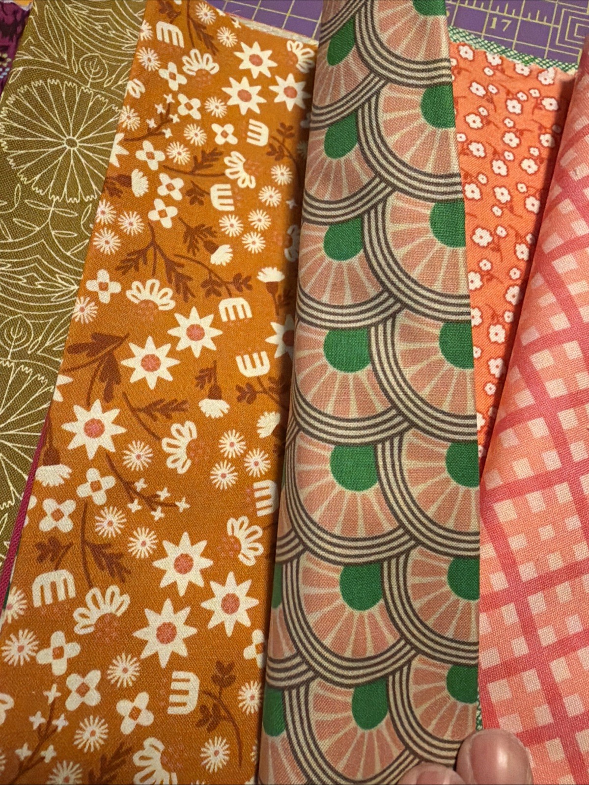 60 Pieces Quilt Fabric Measuring 9x 10” Brights Modern 100% Cotton Scrap Bag Lot