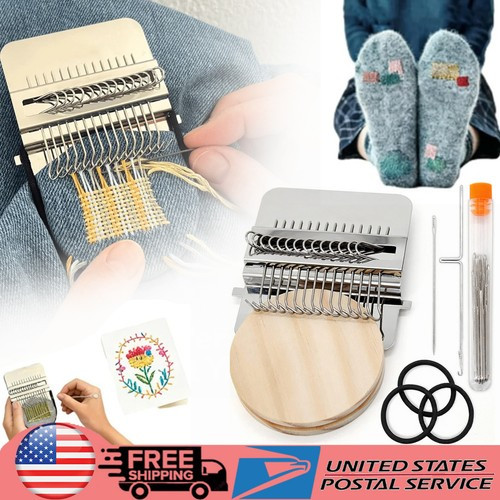 Knit Patch Kit Darning Loom, Knitpatch Patchmaker 2.0 Kit, Loom Knitting Machine