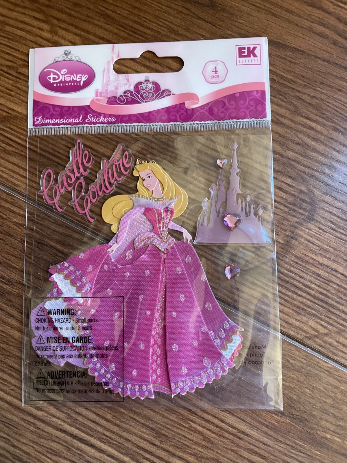 Disney princess dimensional stickers by EK Success–YOU PICK
