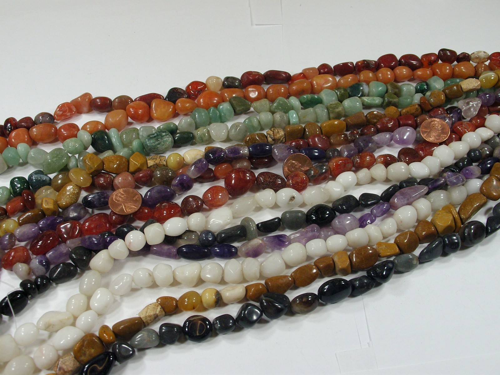 2 Pounds Assorted Shapes, Sizes, and Styles India Handmade Stone Beads (UDM-1) ⭐