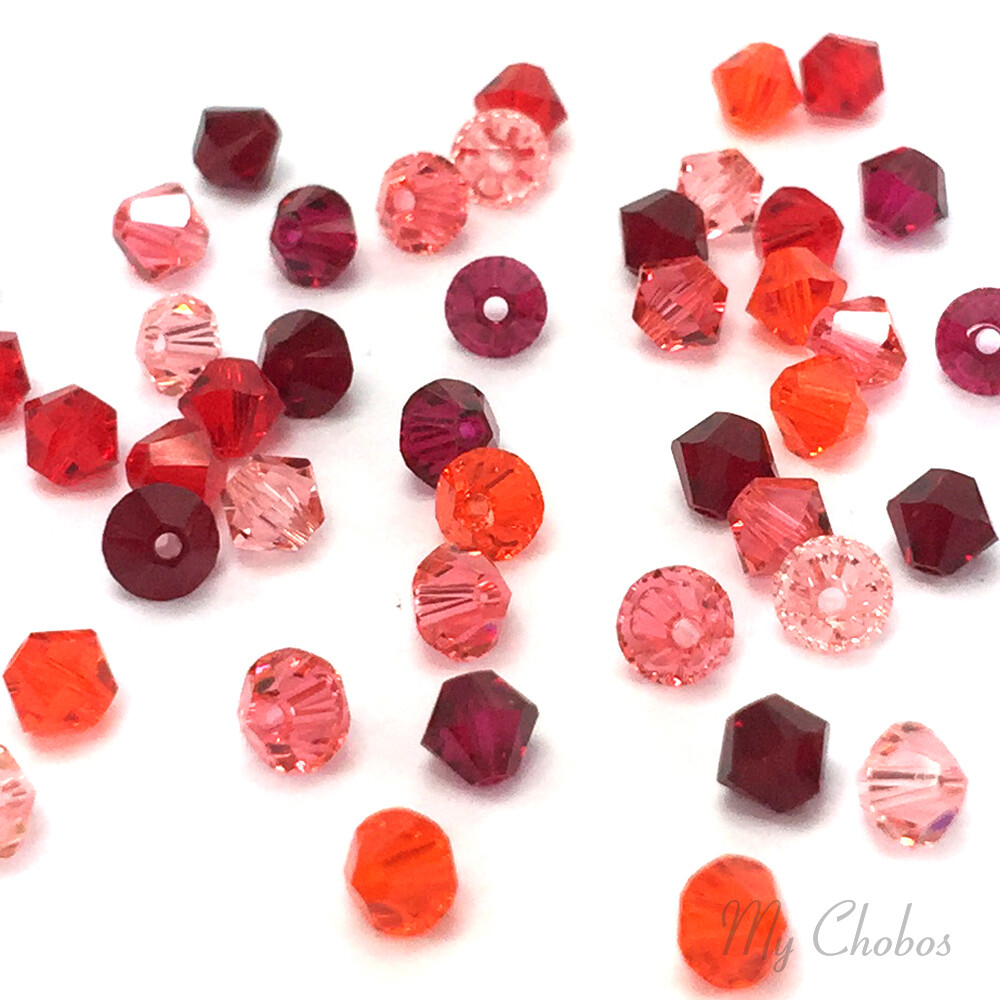 50 Swarovski 5328 Crystal XILION Bicone Beads Assorted Mixed *Pick Size & Color