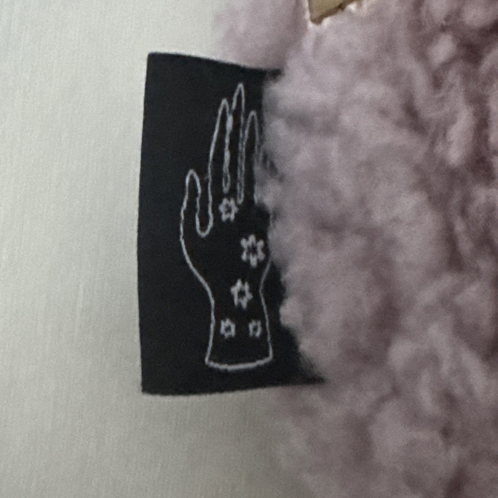 Ritual Dyes Lavender Shearling Pouch