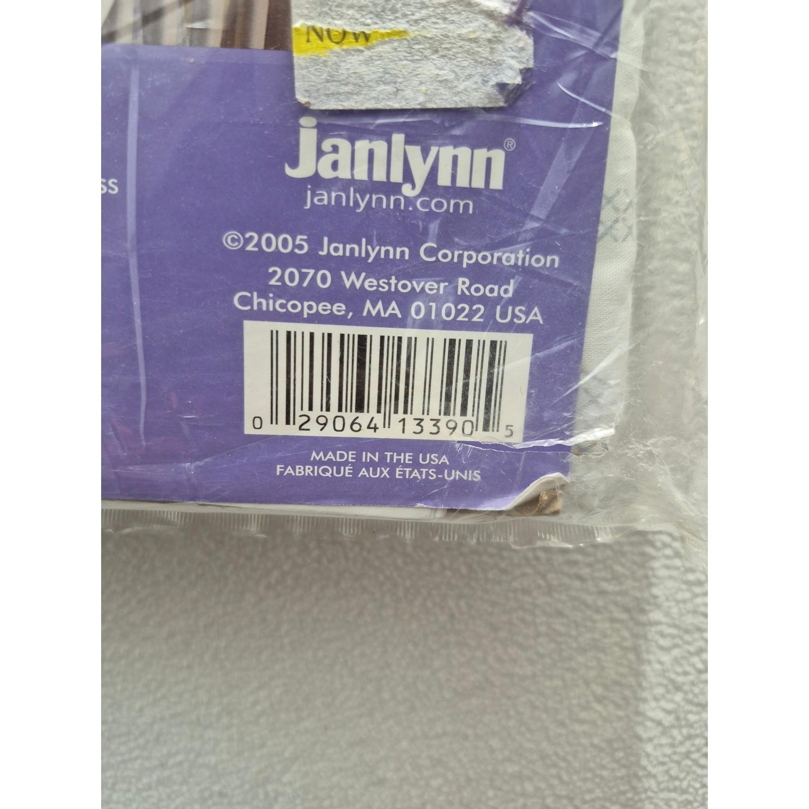Vintage Disney Eeyore Butterflies Stamped Cross Stitch Baby Quilt Kit Janlynn