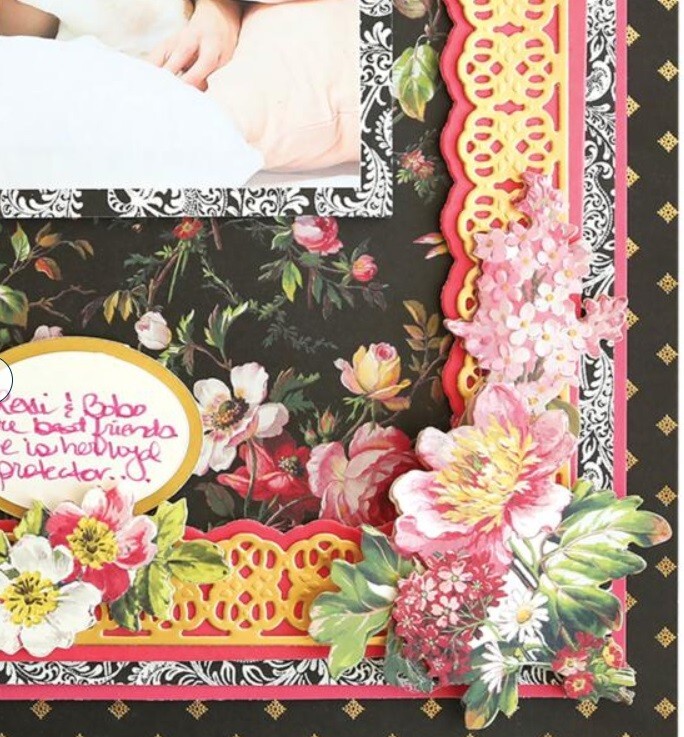 Anna Griffin Crop At Home #3 Border Dies, 12pcs 836015 Cardmaking