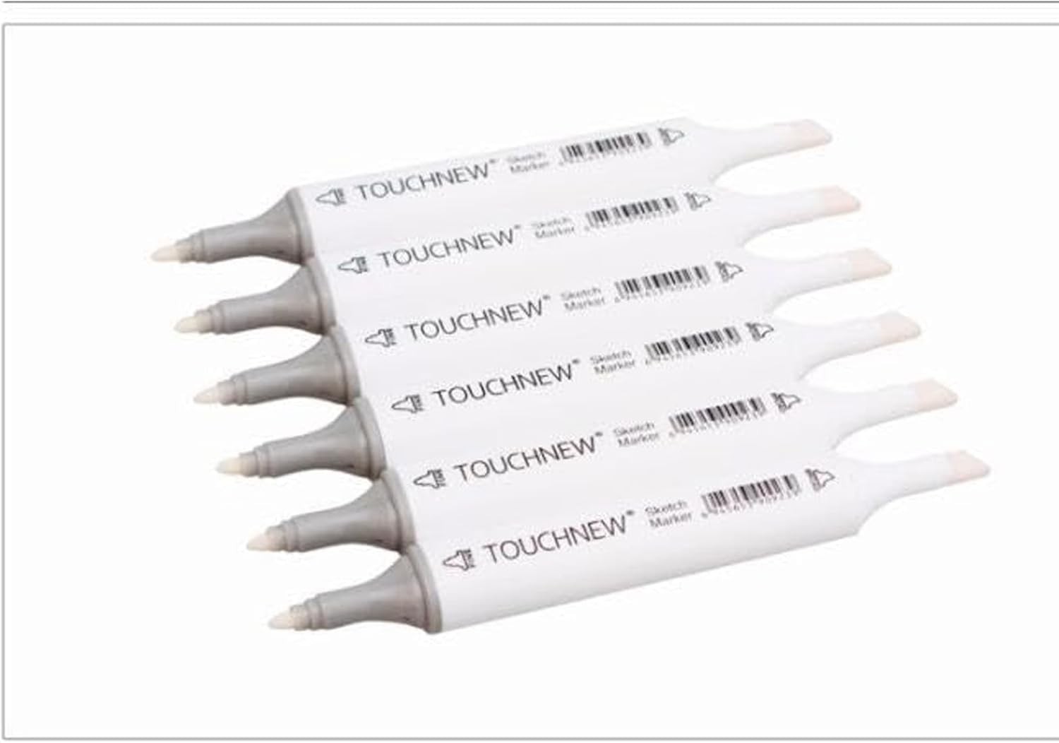 12 Colors Grayscale Art Marker Pen Double-Ended Sketch Markers Alcohol Based Ink