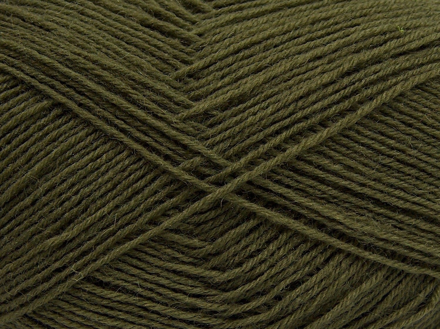 Khaki Green Solid Color Sock Yarn 67778 Ice Yarns 100g 459y Superwash Wool Nylon