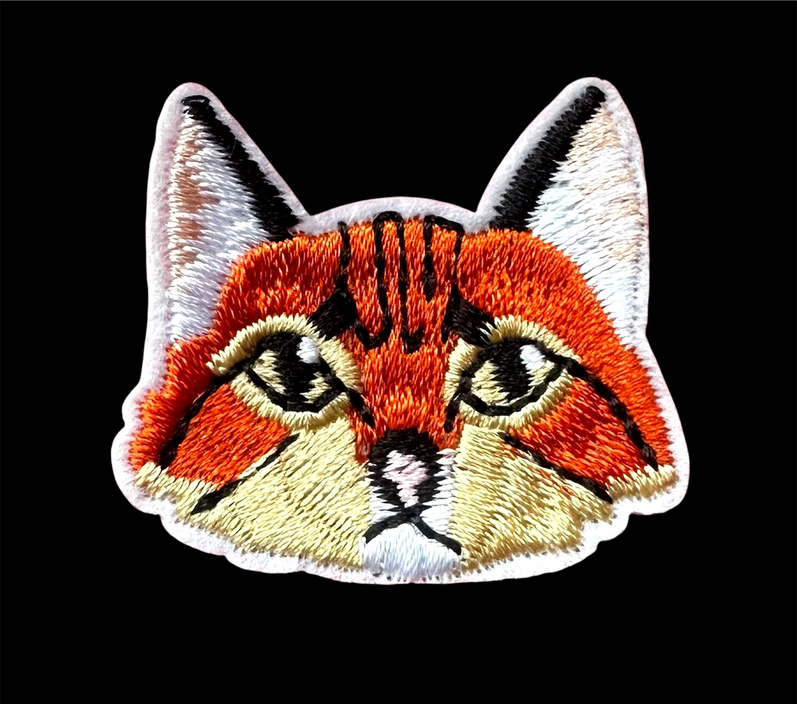 Cute Animal Face embroidered Iron-On 1+5/8 x 1+1/4 inch FREE SHIPPING