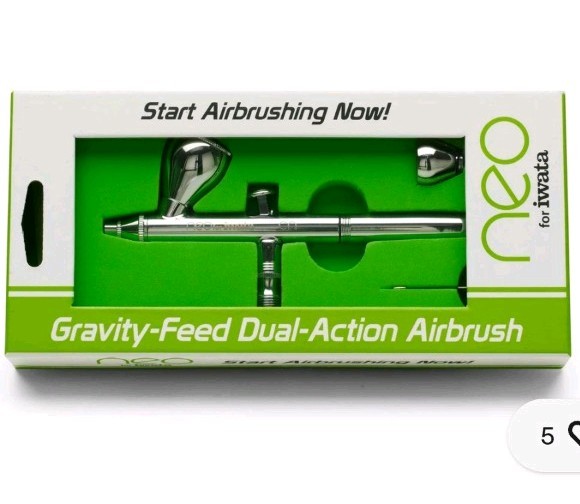 Neo For Iwata Gravity Fed Cn Airbrush please see description Pre-owned