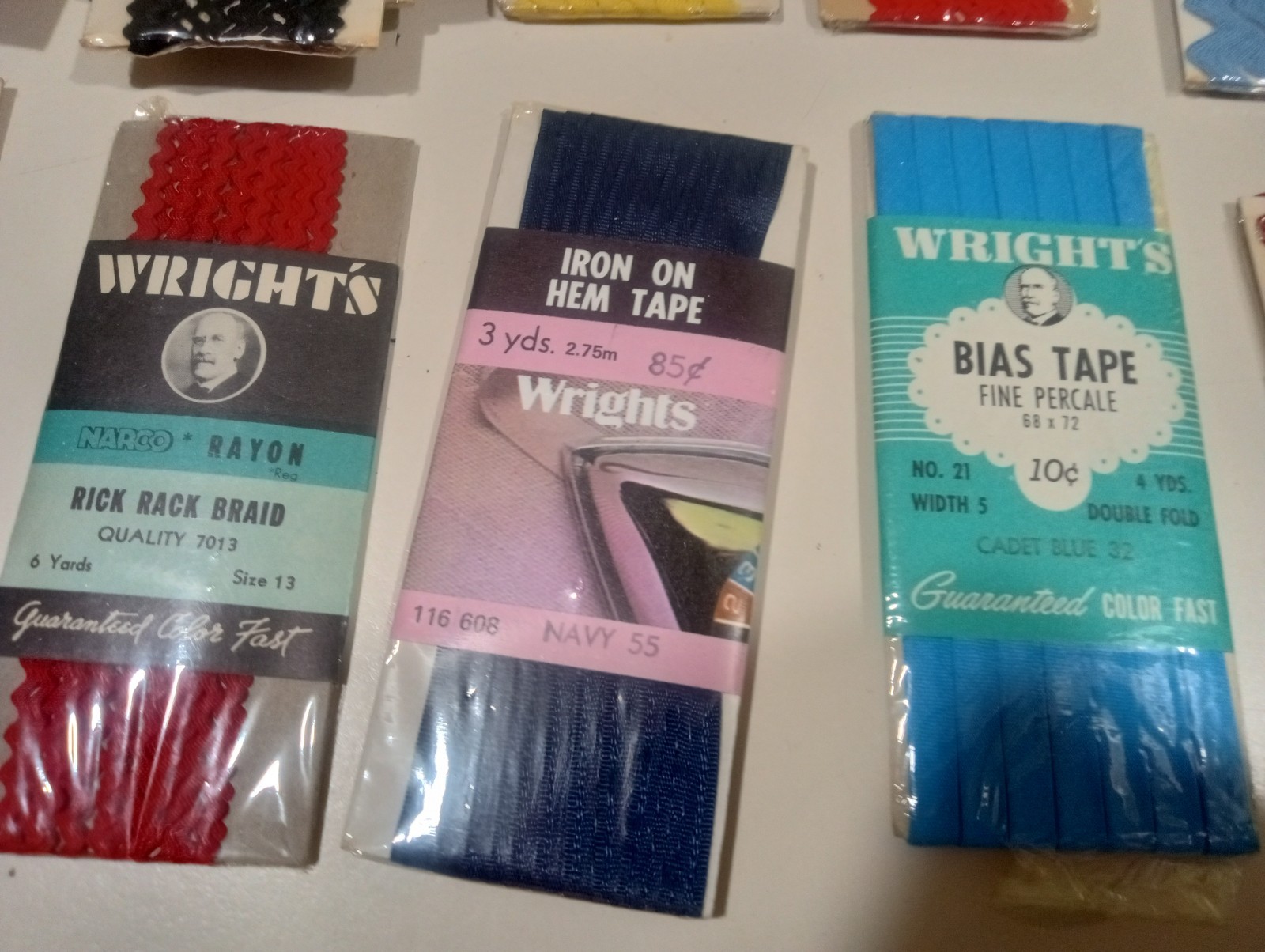 Huge lot of Double Fold Bias Tape Single Fold Rick Rack And The Like