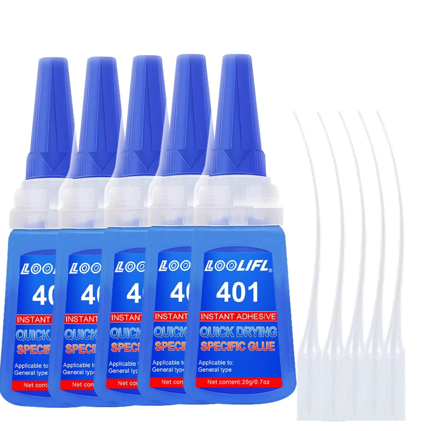 20ml Super Glue Dries Instantly, High Viscosity 401 Strong Instant Adhesive B…