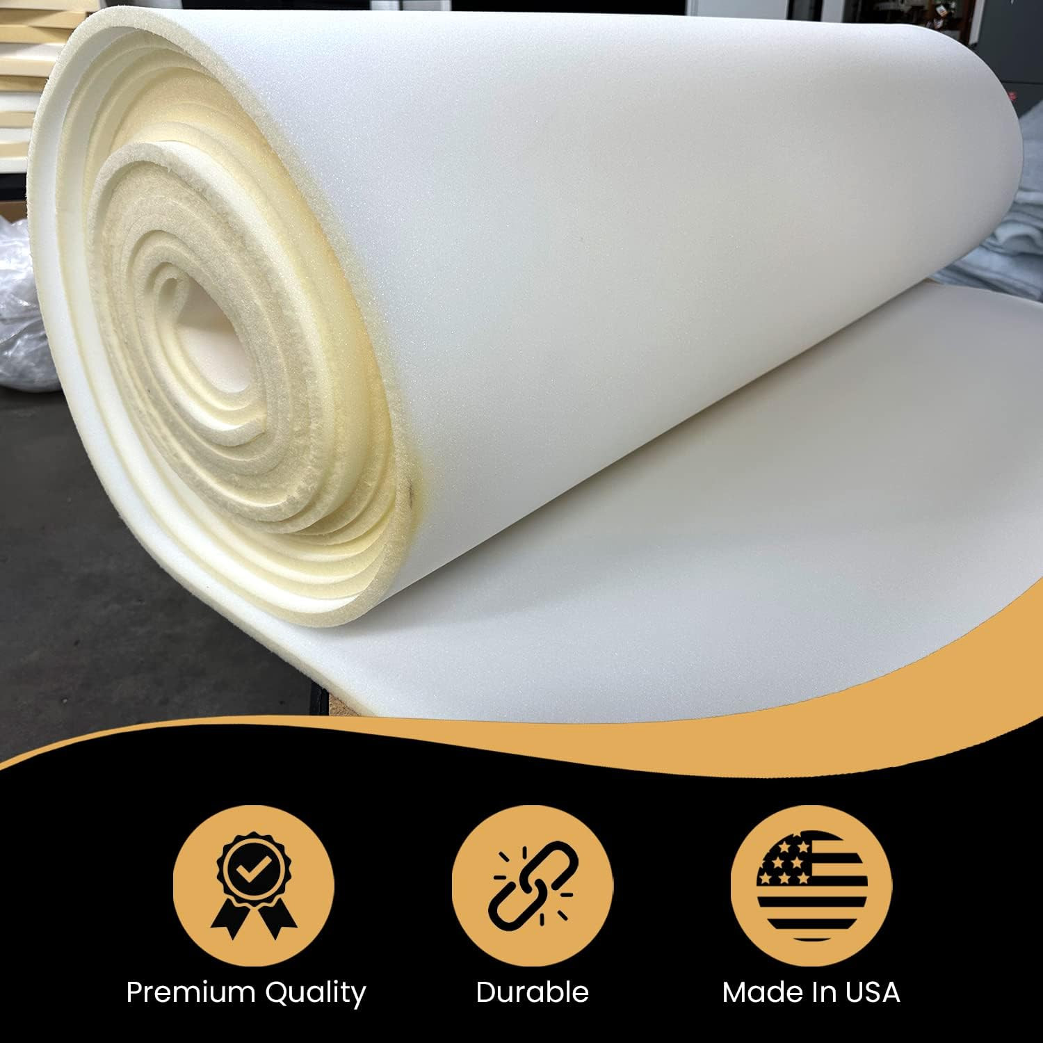 1/4″ Thick Closed Cell Foam Padding – 56″ Wide, High-Density Upholstery & Craft