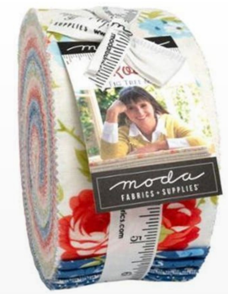 Moda Rosie Jelly Roll Fabric (40) 2-1/2″ Strips By Fig Tree Quilts