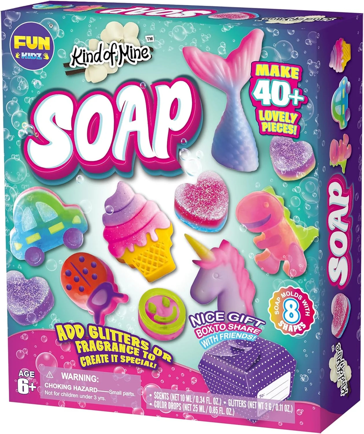 Kid Soap Kit, FunKidz Soap Making Kit for Kids for All Ages DIY Crafts Kits STEM