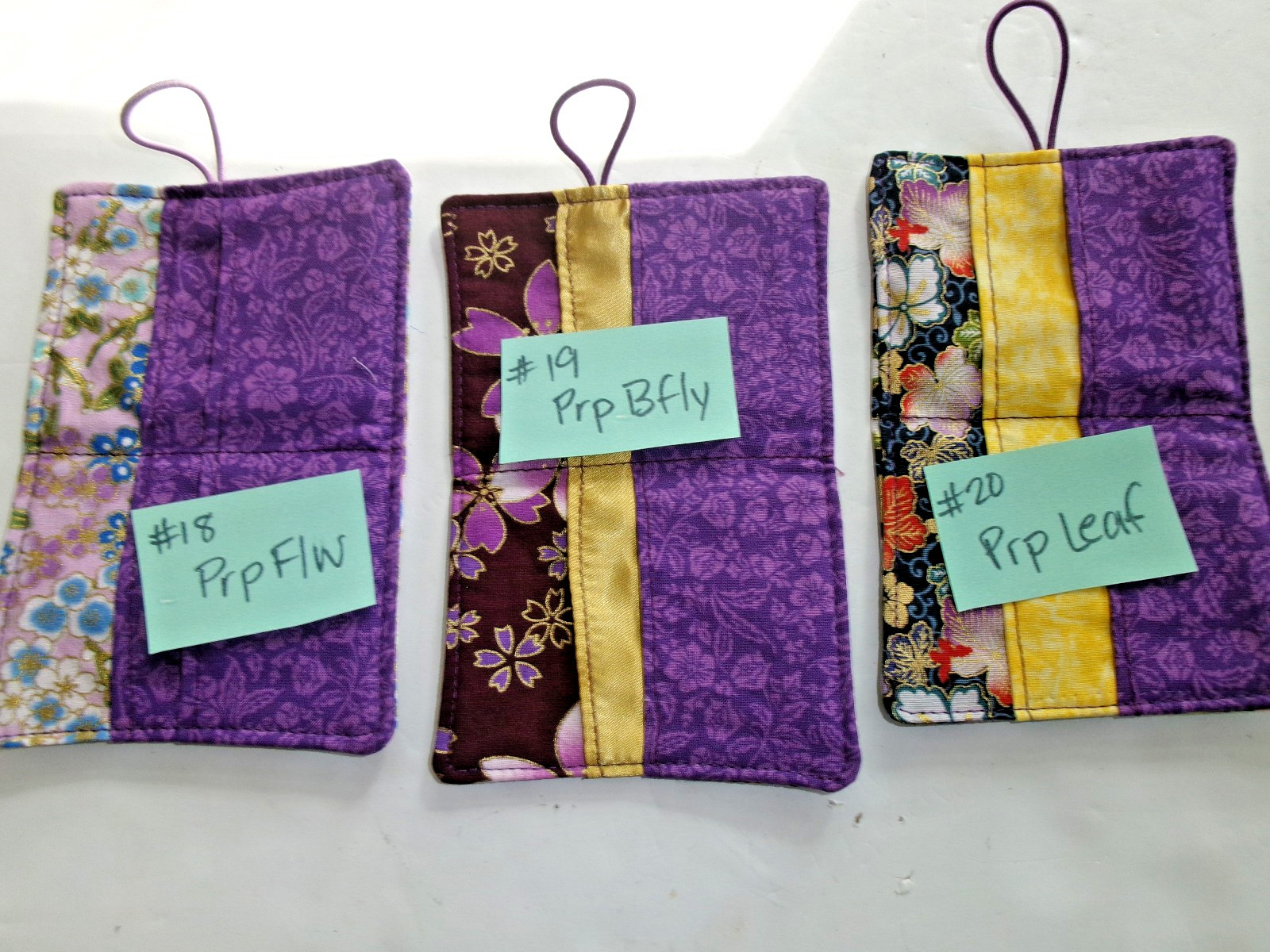 Tea Wallet, Tea Bag Wallet, Small Item Wallet or Holder, 4 Pocket, Handmade