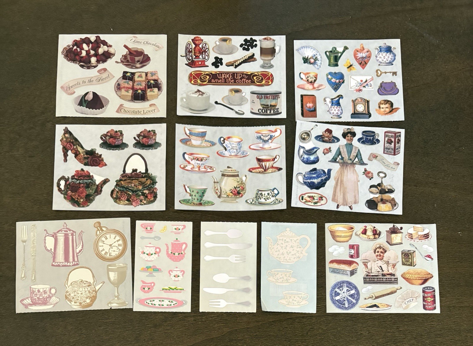 Vintage Mrs. Grossman’s & Gifted sticker lot Tea and Coffee