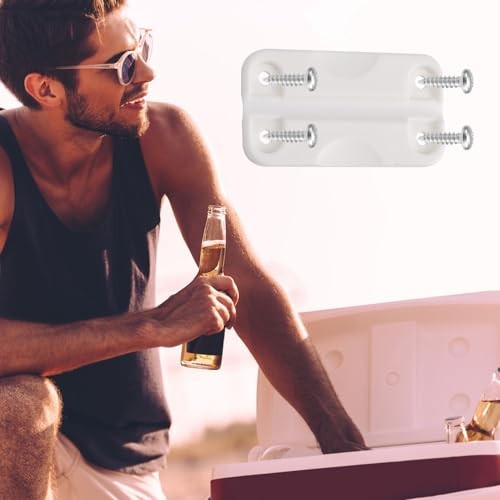 BOXOB 4pcs Cooler Hinges for Igloo, 2.32×1.26 Inch Cooler Plastic Hinges with