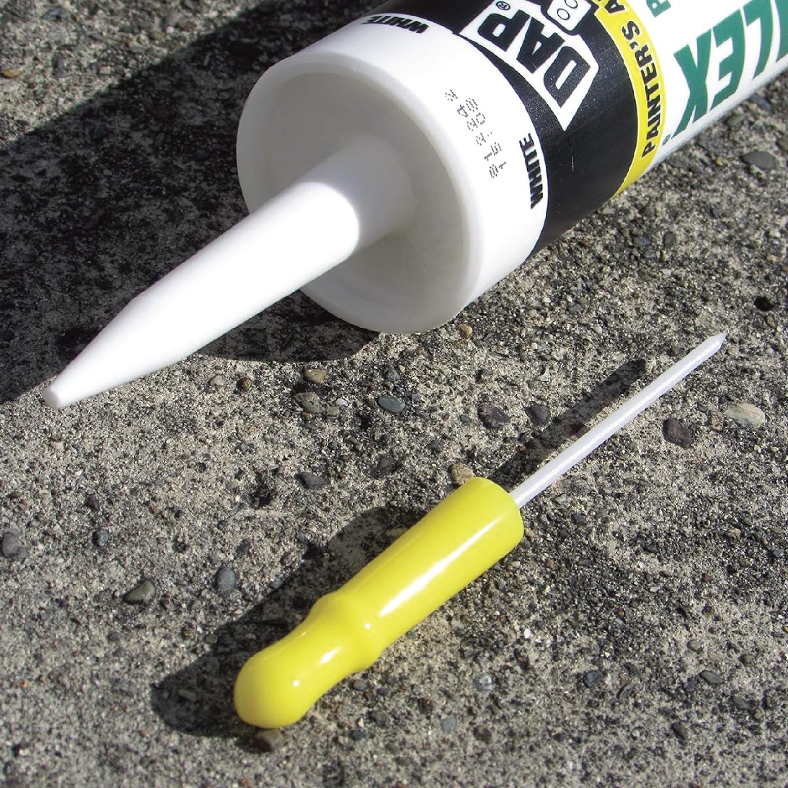 Caulk Cap CCY Saver Series, Reusable Tube 10 ounces, yellow