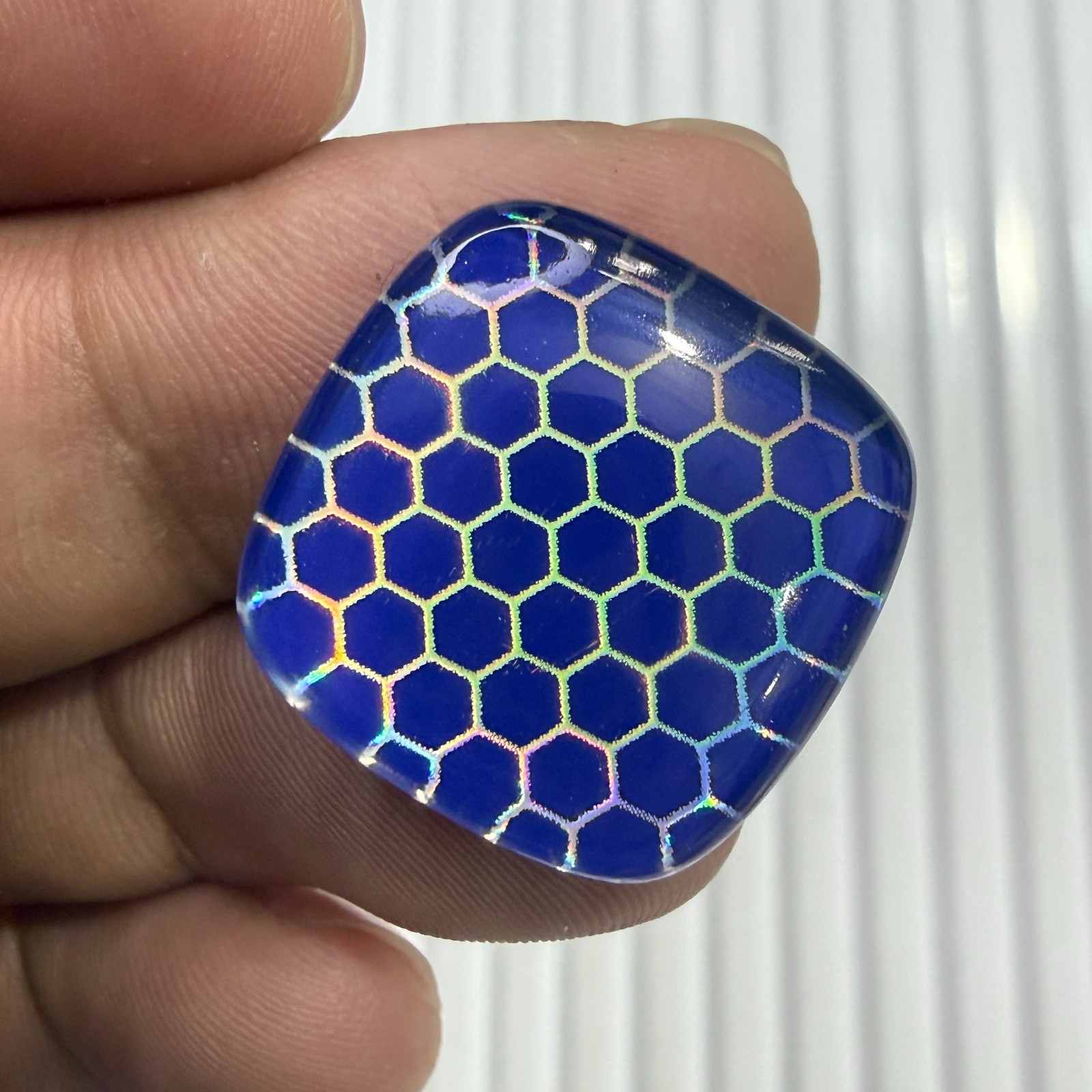 Honeycomb Square Cabochon Gemstone, Handmade Loose Stone, Making For Jewelry