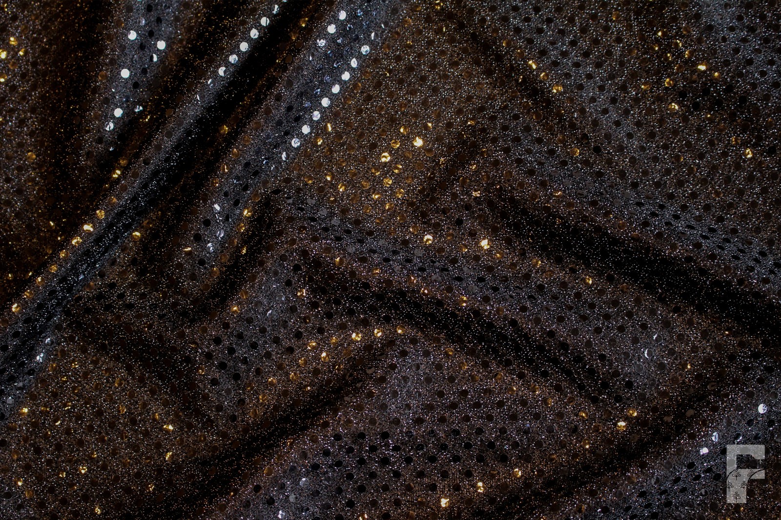 3 mm Sequin Sparkle Fabric – One Way Natural Stretch Jersey – Variety of Uses