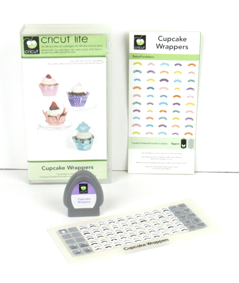 Cricut Cupcake Wrappers Cartridge Provo Craft Unknown Link Status Used