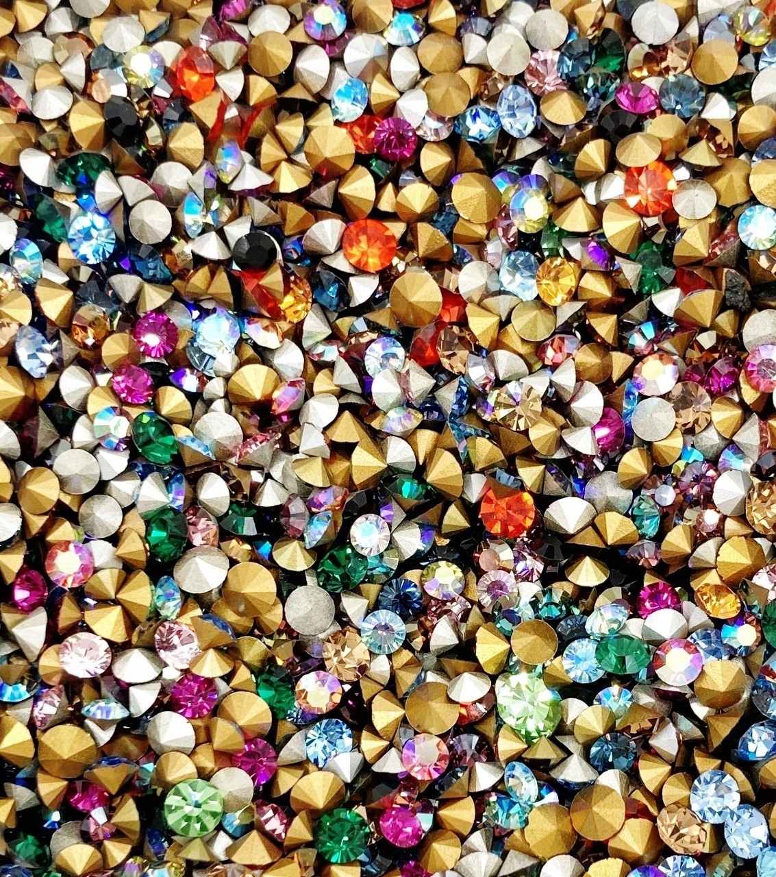 100 Vintage Swarovski Crystal 4mm. To 5mm. Rhinestones – Jewelry Repair J54
