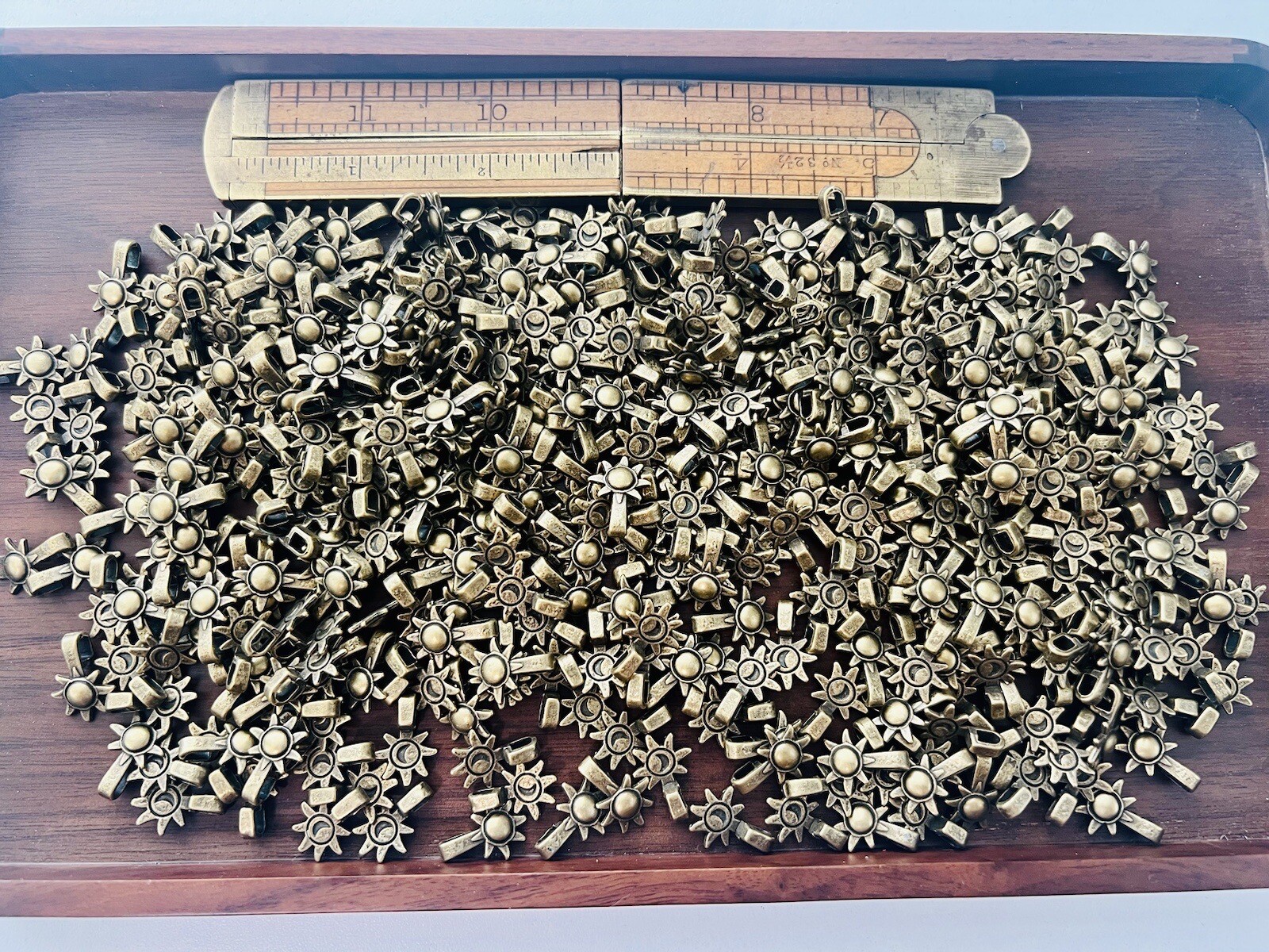 500+ Pcs/Lot Glue On Bails Pendants Charms 12x16mm Antique Bronze Jewelry Making