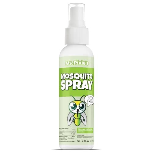 Ms. Pixie’s Mosquito Spray (3oz) | Gentle Protection, Plant-Based 3 Ounce